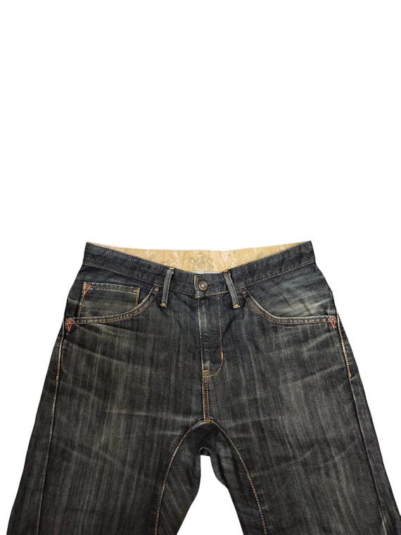 Vintage Edwin Function Distressed Denim Jeans Wai… - image 3