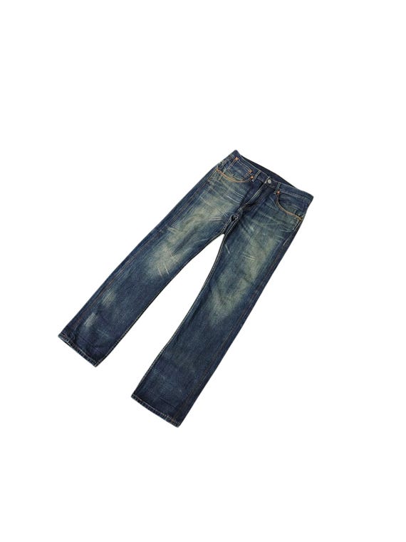 パンツ y2k Levi's 505 archive swag fade denim Vintage Y2K Levis 505 Faded Denim Jeans - Clawmark Distressed
