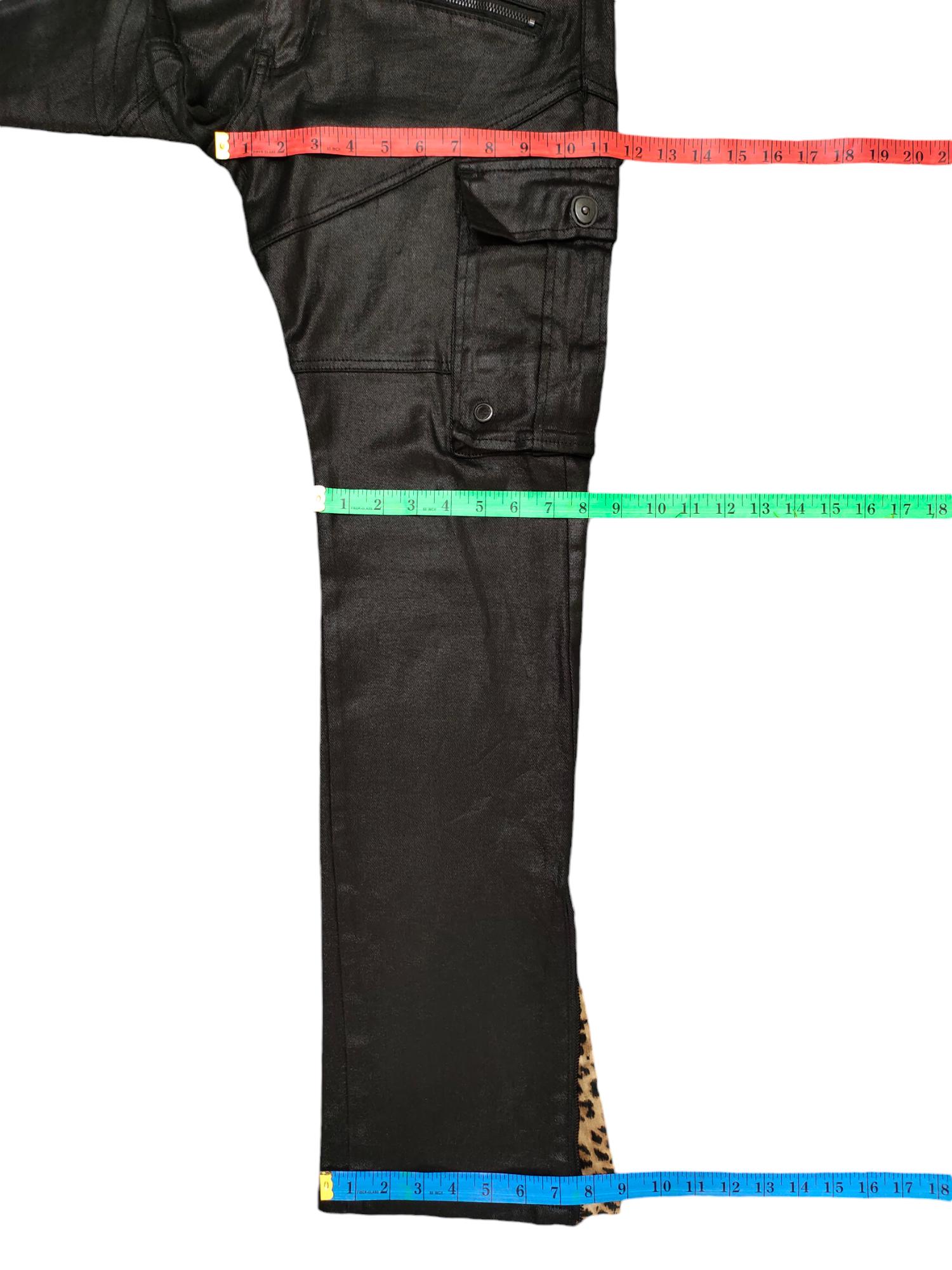 W31x32 Flare Jeans Cavaria Studded Coated Leopard Cargo W31x32 Flare Jeans Cavaria Studded Coated Leopard Cargo