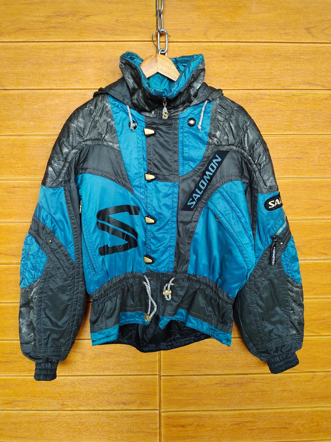 Vintage 90s SALOMON Colour Block Skies Jacket / Salomon Vintage 90s SALOMON Colour Block Skies Jacket / Salomon