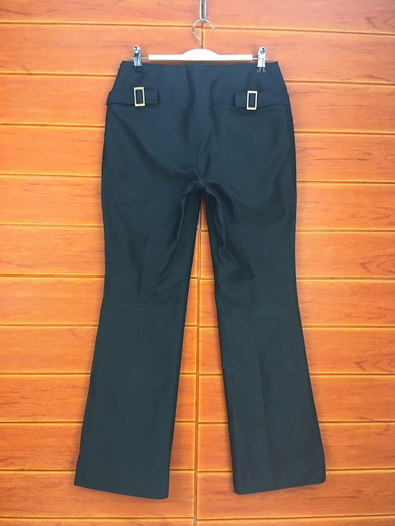 Vintage GUCCI Cinch Side Rider Women Pants waist … - image 5