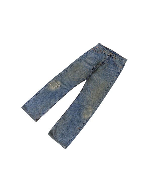 Vintage Levis 501 Jeans W30: Distressed Faded Denim - Etsy