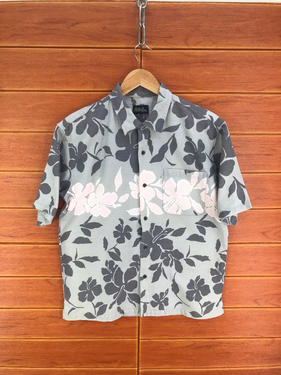 ラスト1】KANJI FUTURE ALOHA SHIRTS BLUE/M ラスト1】KANJI FUTURE ALOHA SHIRTS BLUE/M