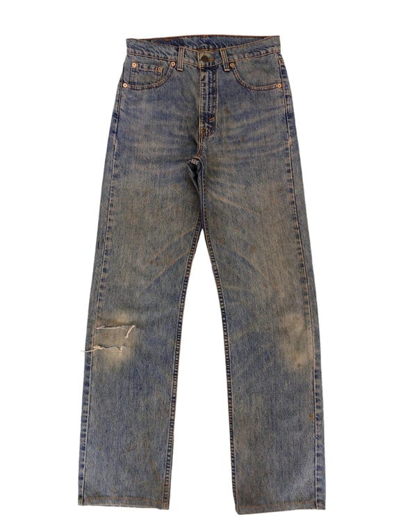 Vintage Levis 501 Jeans W30: Distressed Faded Denim - Etsy