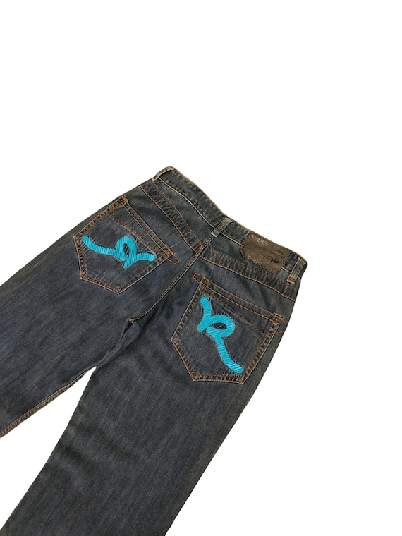 Vintage Rocawear Baggy Jeans - Y2K Hip Hop Streetwear (w34x31.5