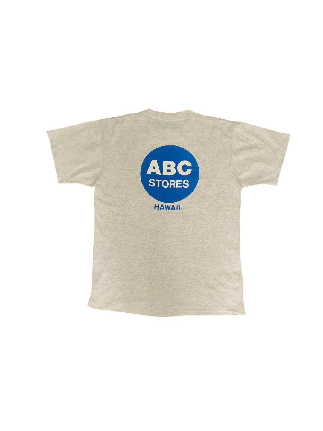 Vintage 90s ABC Stores Hawaii Distressed Roundneck T-shirt Vintage 90s ABC Stores Hawaii Distressed Roundneck T-shirt