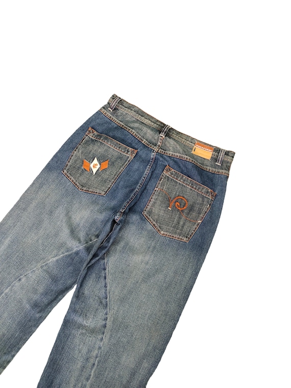 【BAON】Rokku Wide Washing Denim Pants Washed Wide Denim Pants - Korean Women's Fashion | LEWKIN