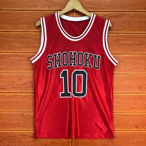 Slam Dunk Shohoku 10 Jersey / Japanese Anime / Sakuragi Hanamichi