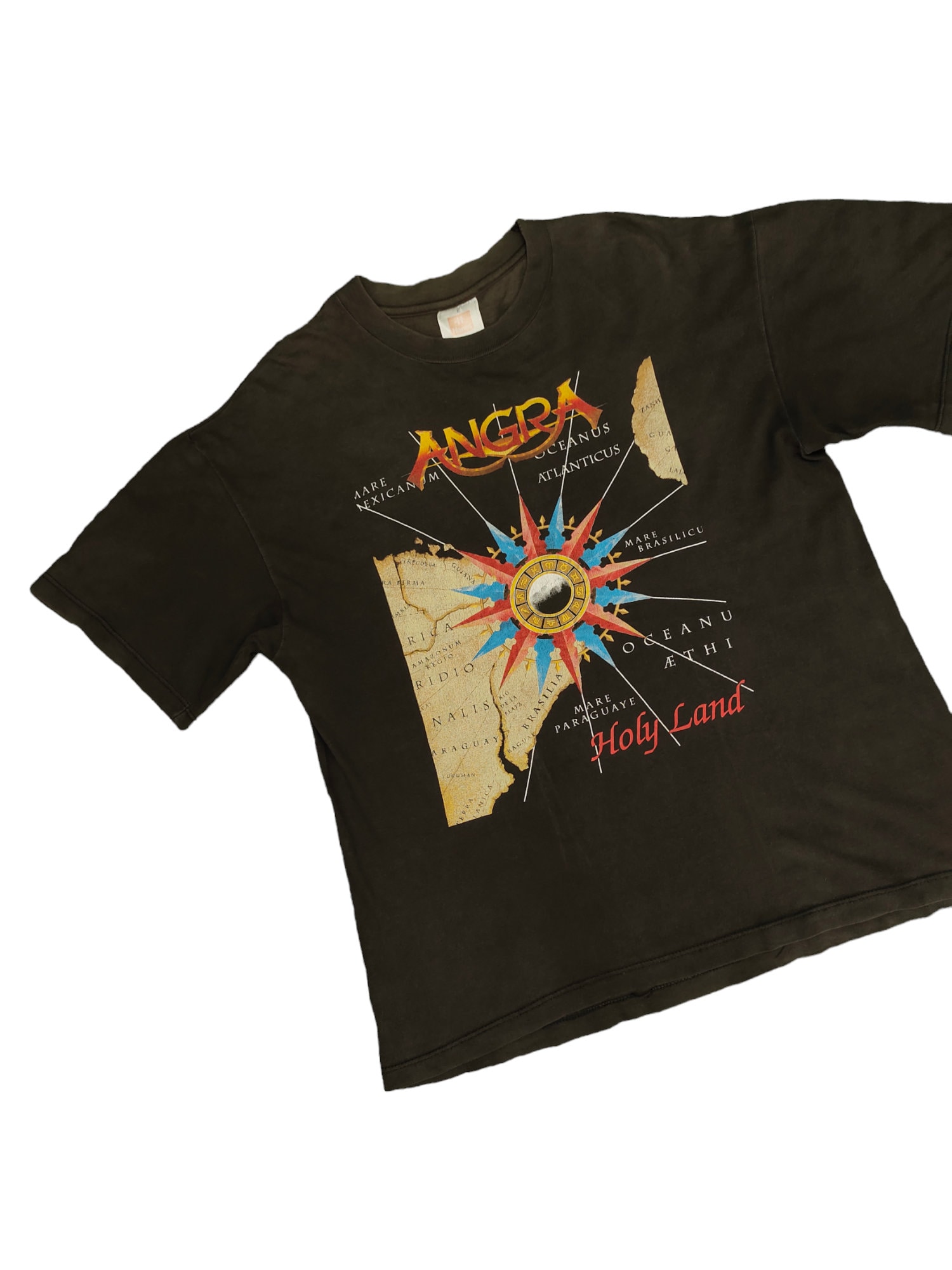 Vintage 90s Angra 'holy Land' Metal Band T-shirt Size L - Etsy