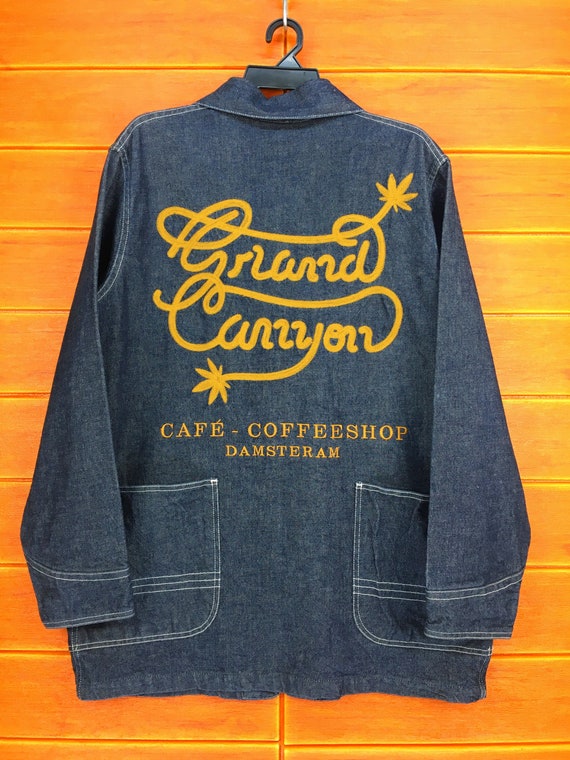 Vintage GDC GRAND CANYON Embroidered Height Denim Chore Jacket