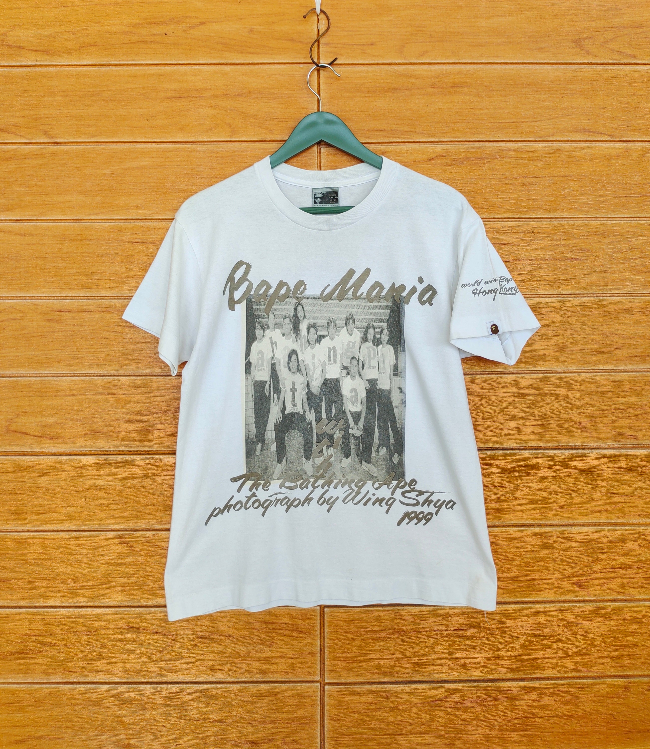 Vintage OG 1999 Bape Mania Hong Kong Grand Opening T-shirt