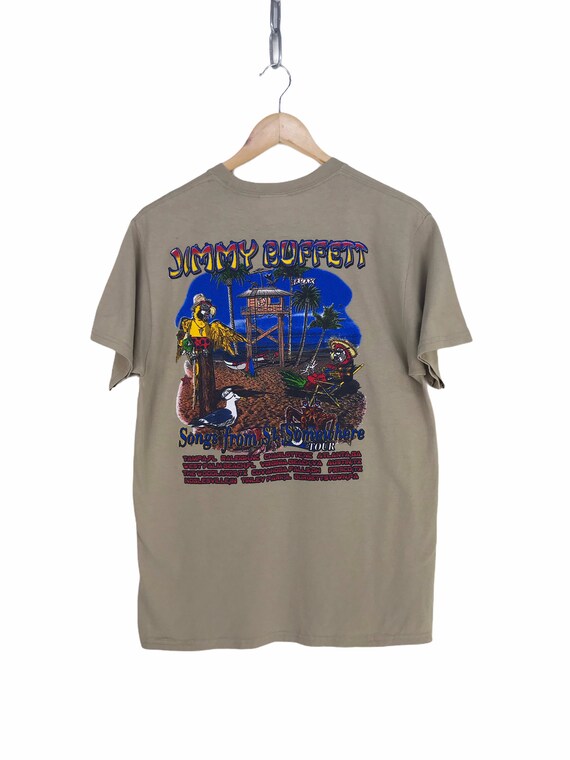 Vintage Jimmy Buffett Tour T-shirt: Songs From St. Somewhere, Size Vintage Jimmy Buffett Tour T-shirt: Songs From St. Somewhere, Size
