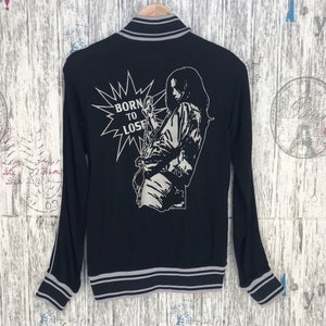 Vintage HYSTERIC GLAMOUR Born to Lose Embroidered Zipper Sweaters