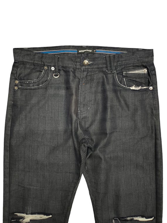 Semantic Design Vintage Y2K Distressed Checkered … - image 3