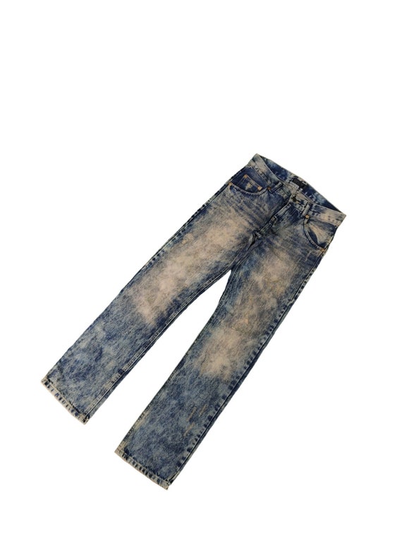 Old Frame Acid Wash Faded Denim Jeans Undercover S