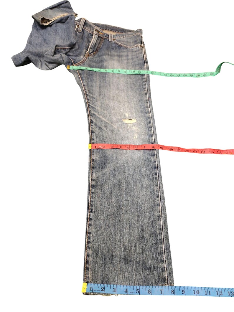Vintage Edwin 403 Clawmark Distress Denim Jeans, Undercover Kapital, Waist 30 image 10