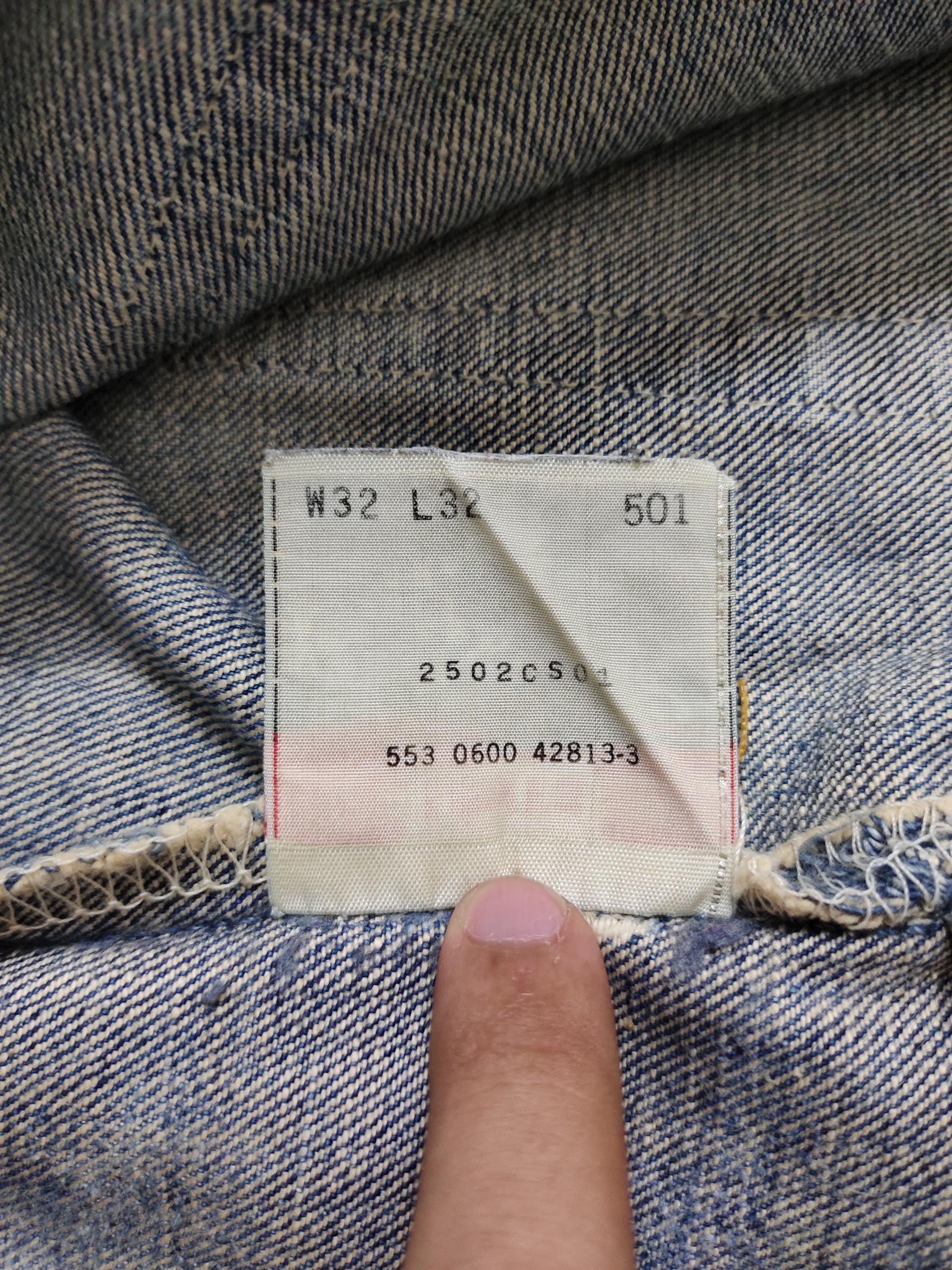 Vintage 90s Levis 501 Jeans W32: Faded Clawmark Denim, Made in USA