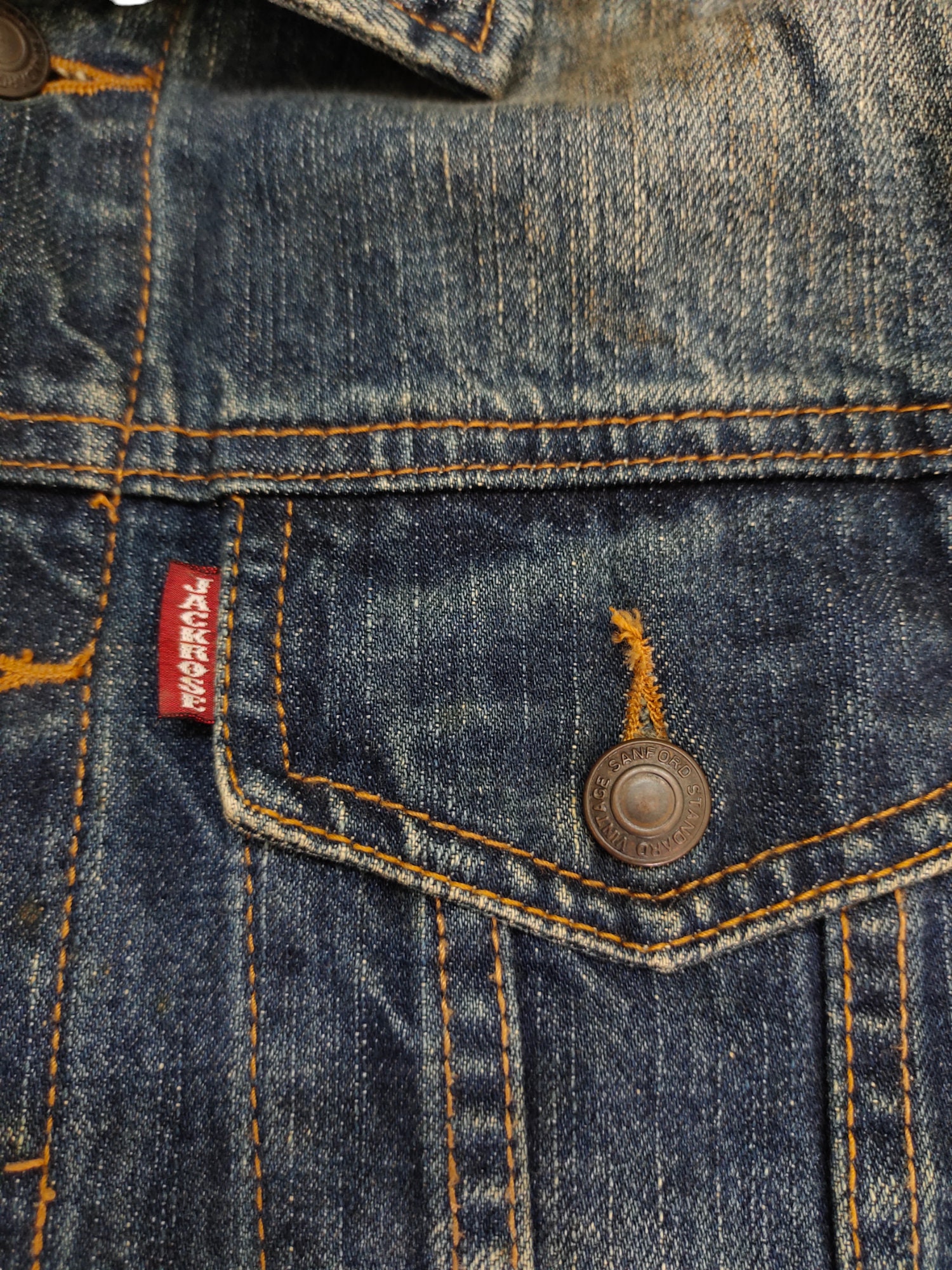 Vintage Japanese Brand Jackrose Type Three Trucker Denim Vintage Japanese Brand Jackrose Type Three Trucker Denim
