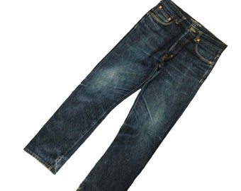 W30 Vintage 90s Levi's 702xx Selvedge Buckle Back Denim Jeans