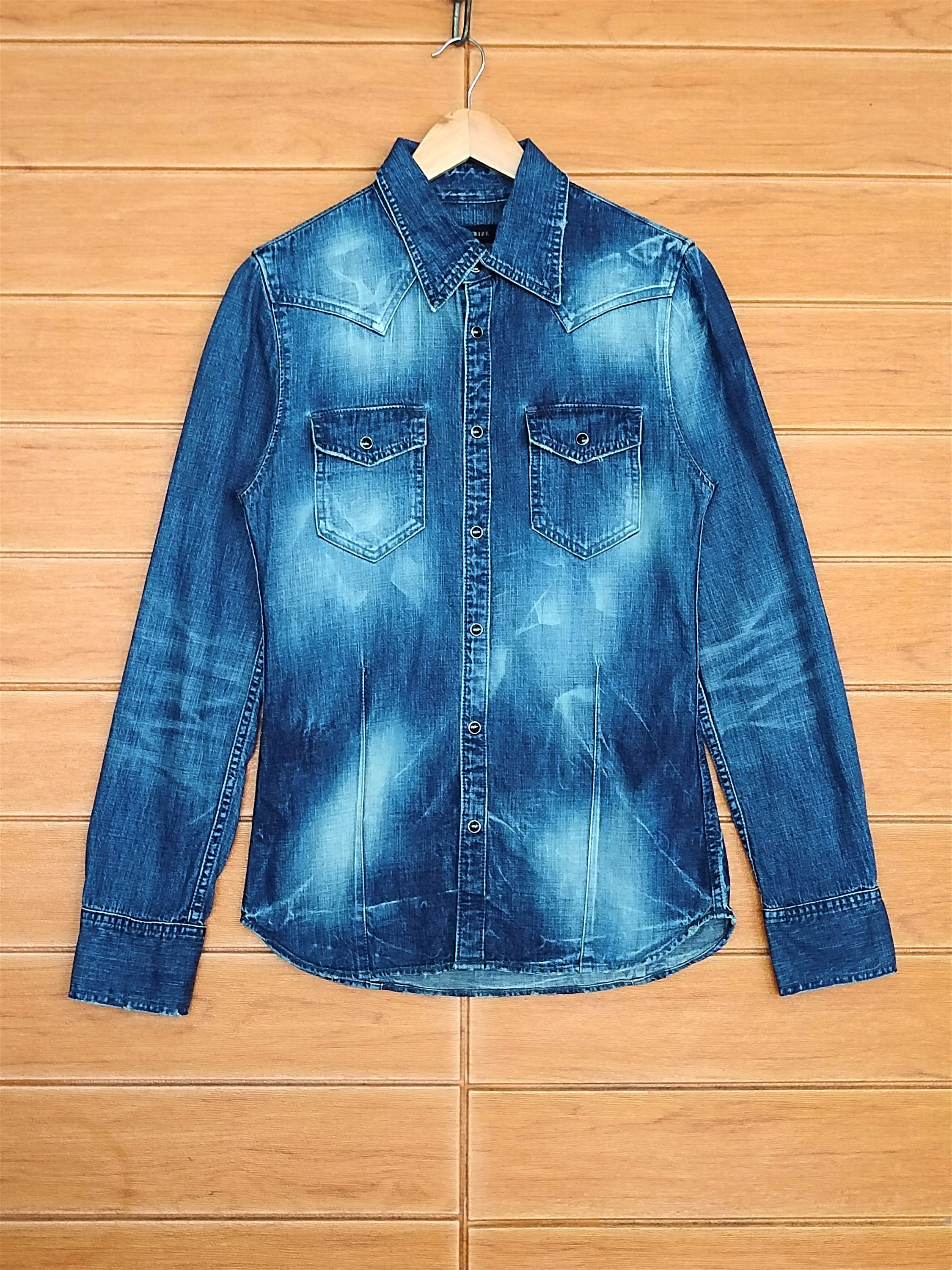 Buy Vintage Japan Civarize Snap Button Denim Shirt Nice