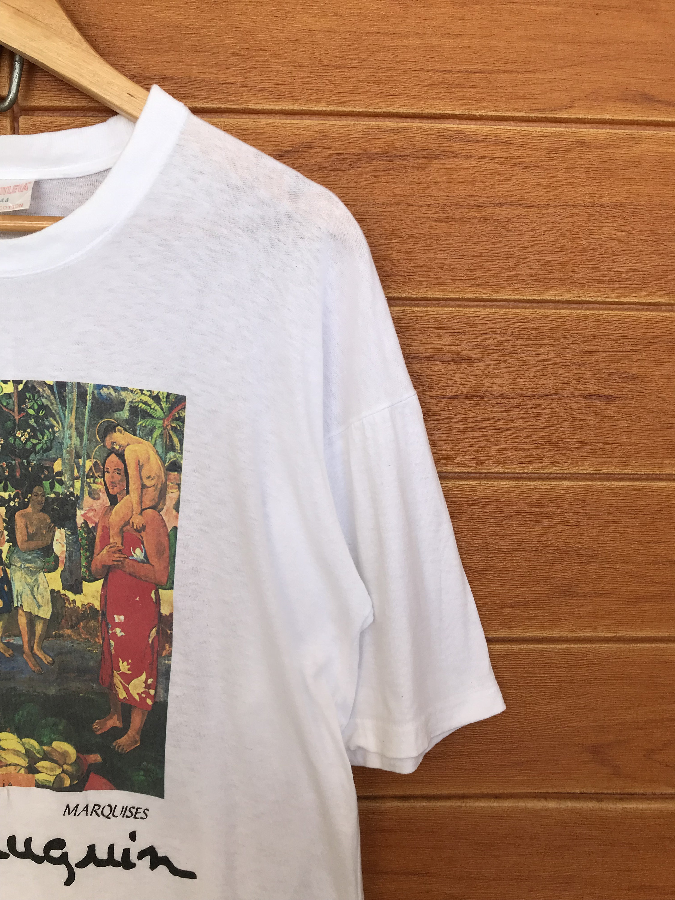 90年代ヴィンテージ ポール・ゴーギャン タヒチアート Tシャツ