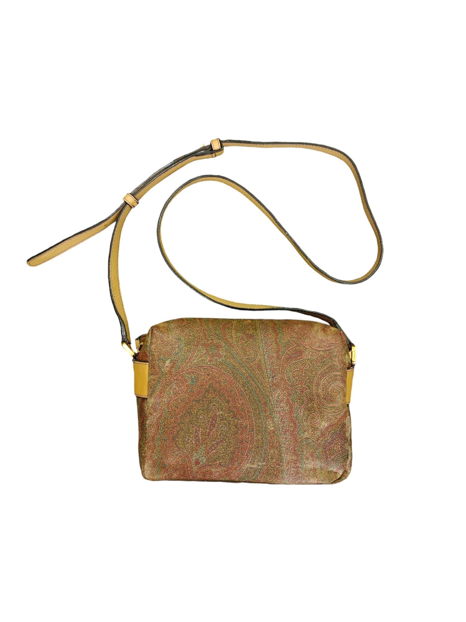 VINTAGE ETRO Milano Black Paisley Jacquard Nylon Backpack - Made in Italy ETRO Paisley Jacquard Mini Backpack - Consigned Designs main image 2