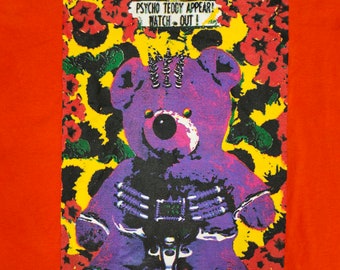 Vintage 90s HIDE X JAPAN Psychobear T-shirt: Hideto Matsumoto