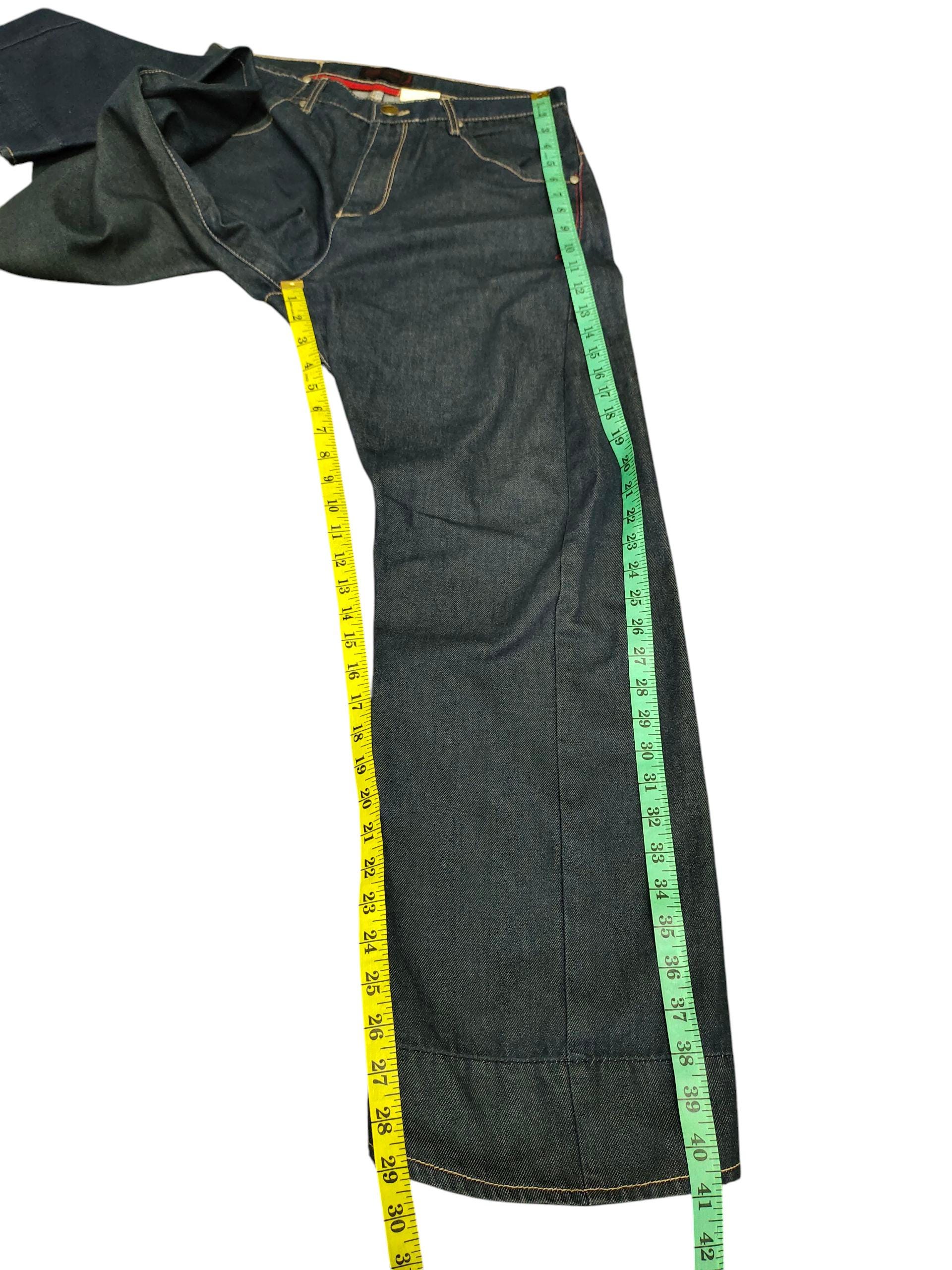 Vintage 90s Levis Engineered Denim Jeans Takuya Kimura Style Waist