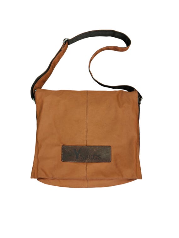 KAPITAL ブラウンレザーグラニーバッグ Kapital Crack Leather FARGO Bag (BONE PALM), Red – Glasswing
