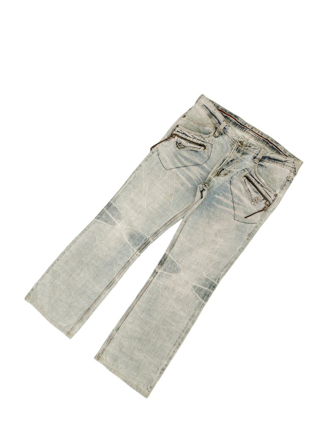 JULIUS 7 f archives flare denim pant y2k