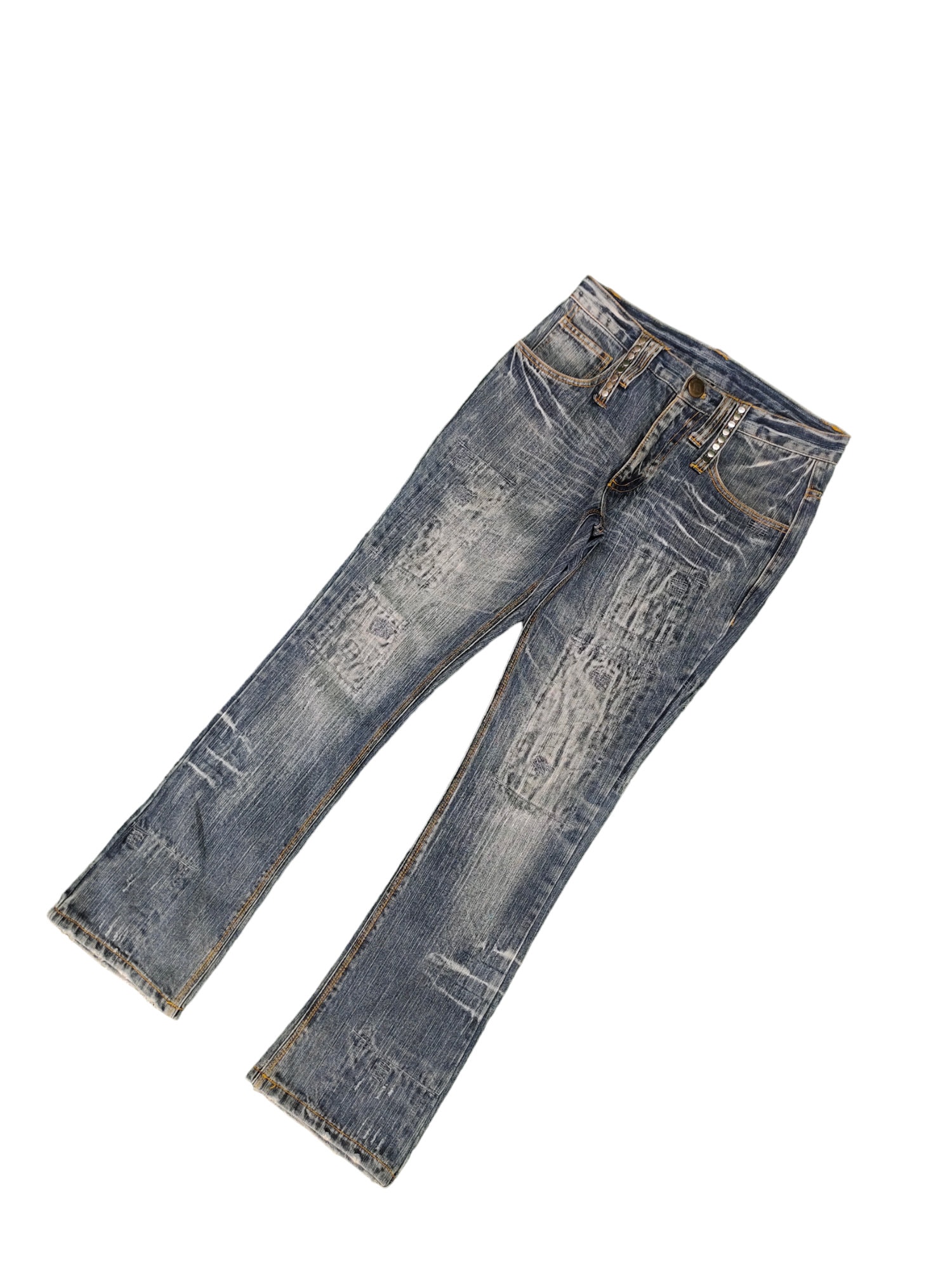 Hysteric Glamour Studded Jeans - Etsy Hysteric Glamour Studded Jeans - Etsy