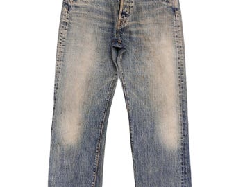 Vintage 90s Denime Japan Faded Raw Denim Jeans - Waist 29 - Etsy