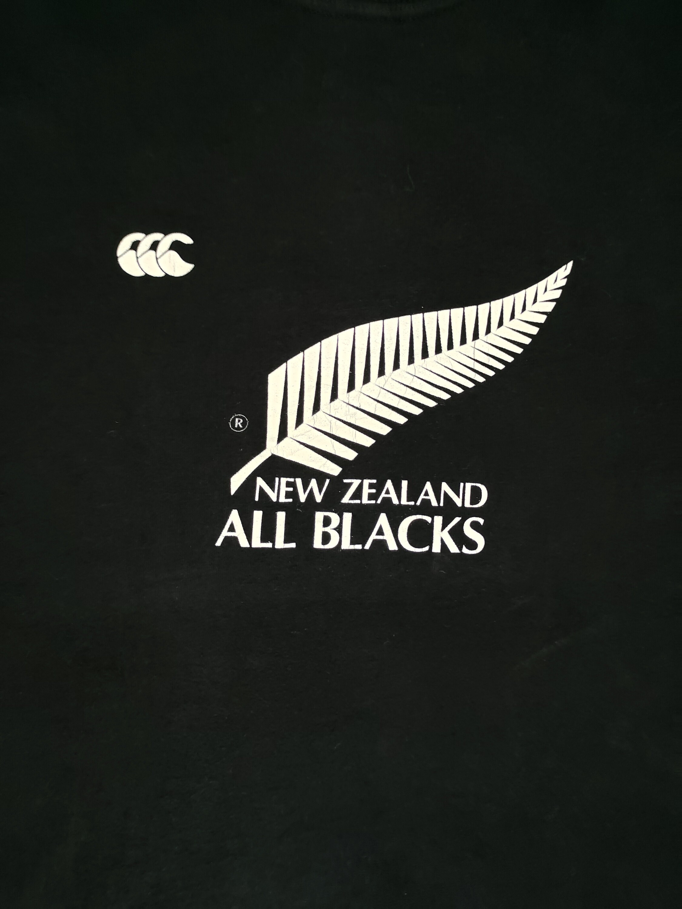 Vintage 90s Canterbury All Black New Zealand Rugby T-shirt