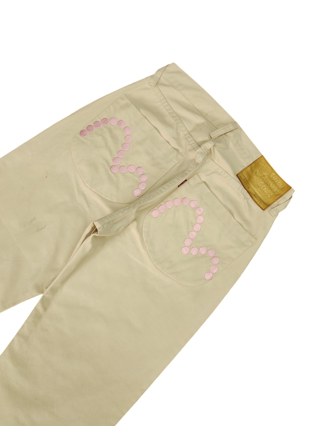 Vintage Evisu Jeans W30: Embroidered Seagull Logo, Made in