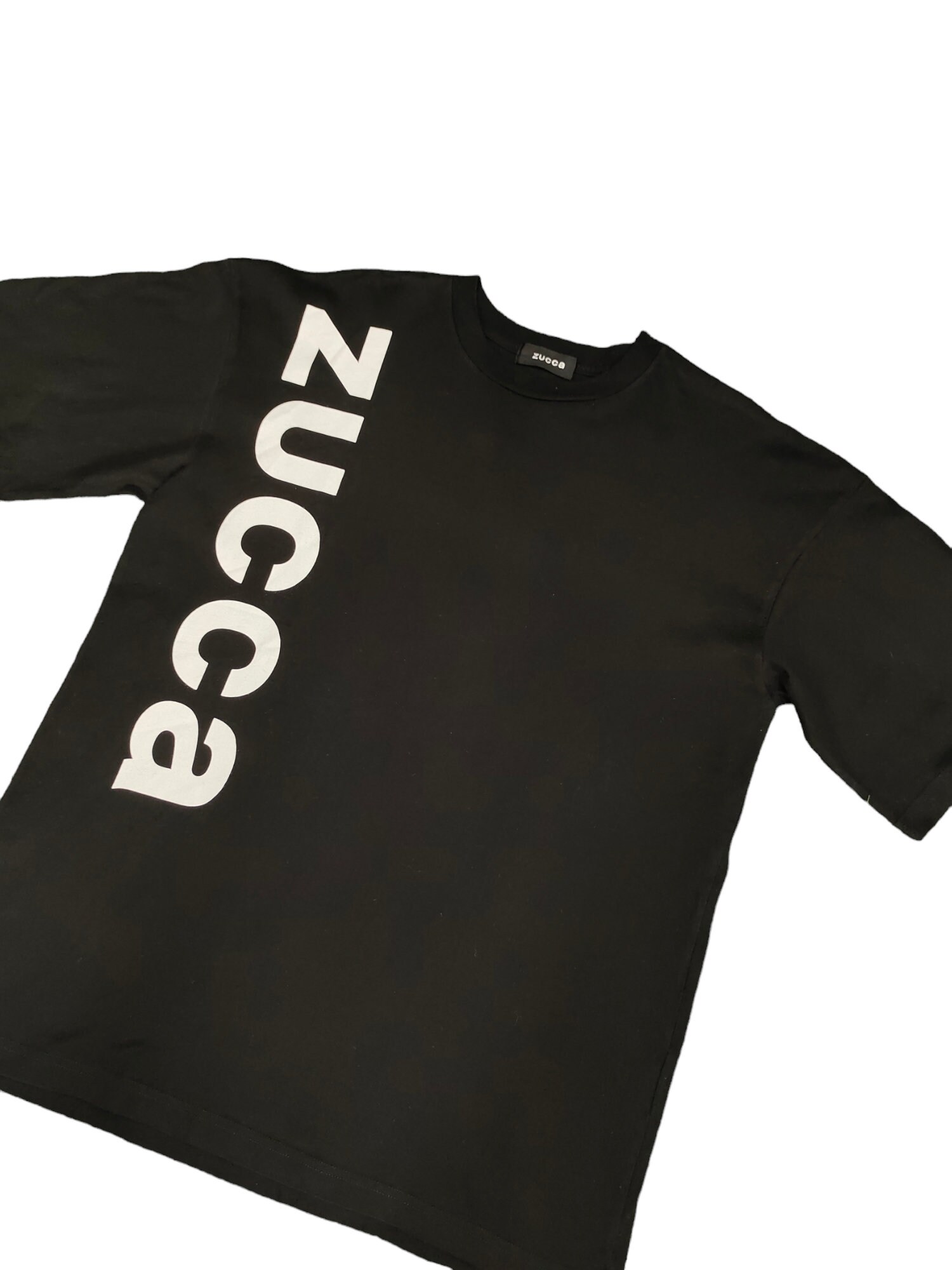 [ISSEY MIYAKE期] 90s ZUCCa Print T-shirt. Vintage Zucca Tee Zucca by Issey Miyake Big Logo T-shirt
