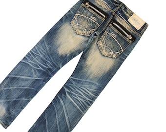 【LOLITA】AUTHENTIC DENIM SIZE29 Lolita Jeans Size 29 Fit W32 L22.5 Japanese Workwear
