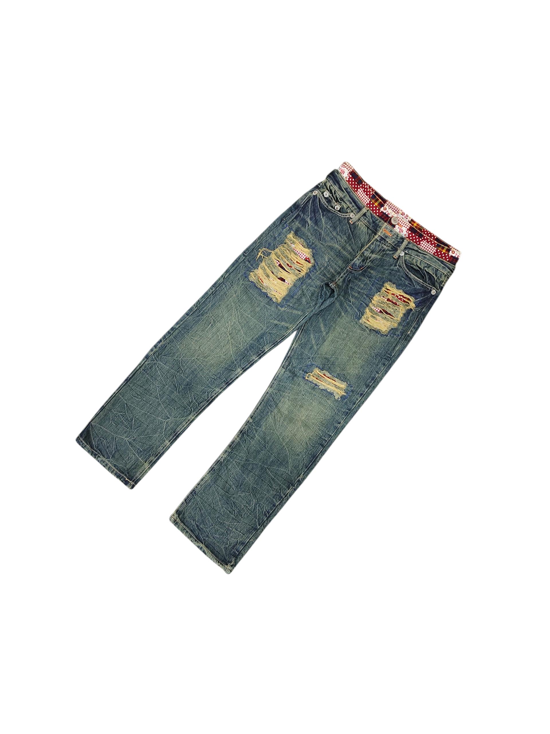 Ppfm Double Waisted Jeans - Etsy