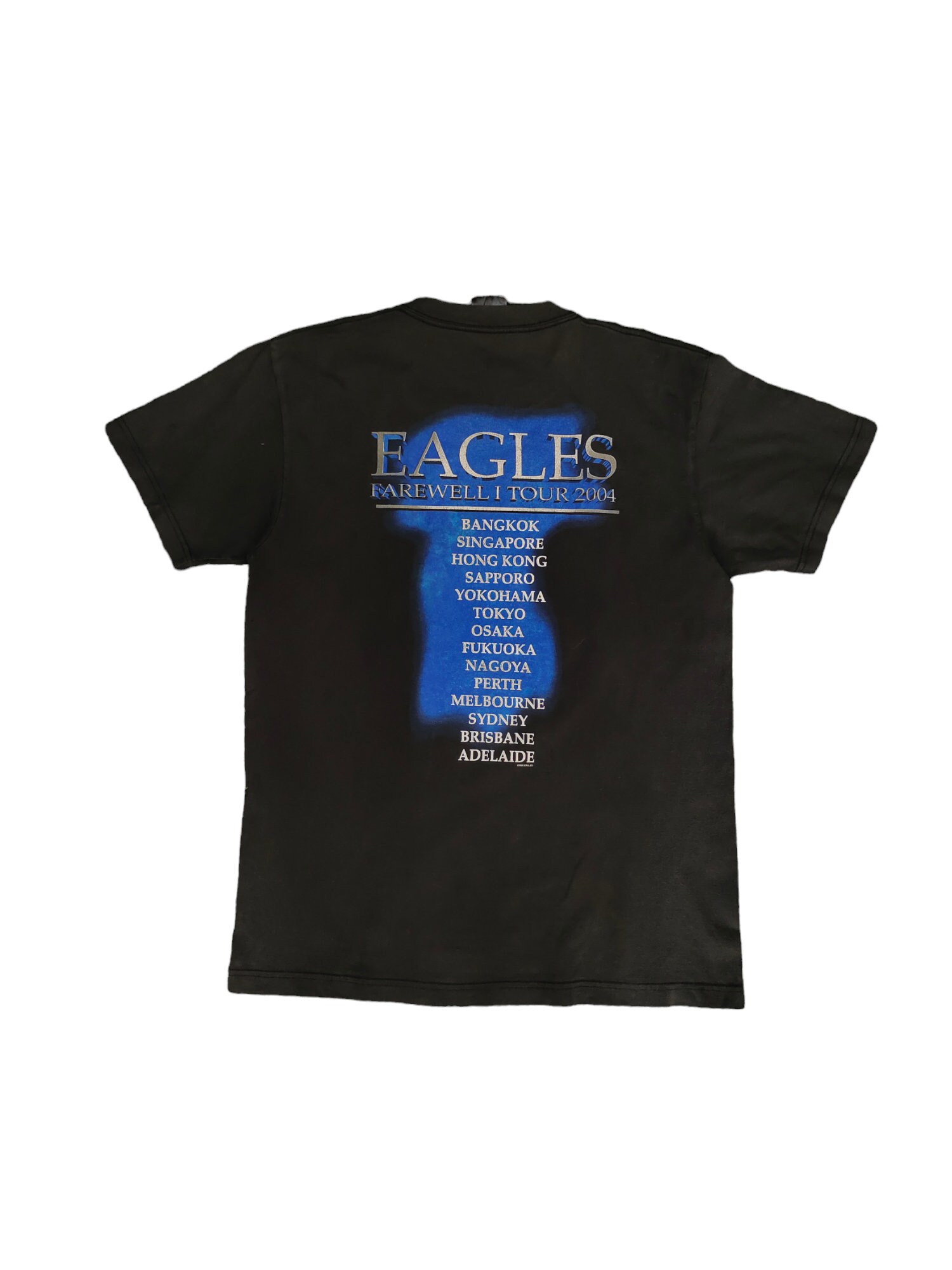 EAGLES FAREWELL TOUR 2004 Tシャツ M Vintage Eagles Farewell I Tour 2004 T-shirt uit de jaren 00