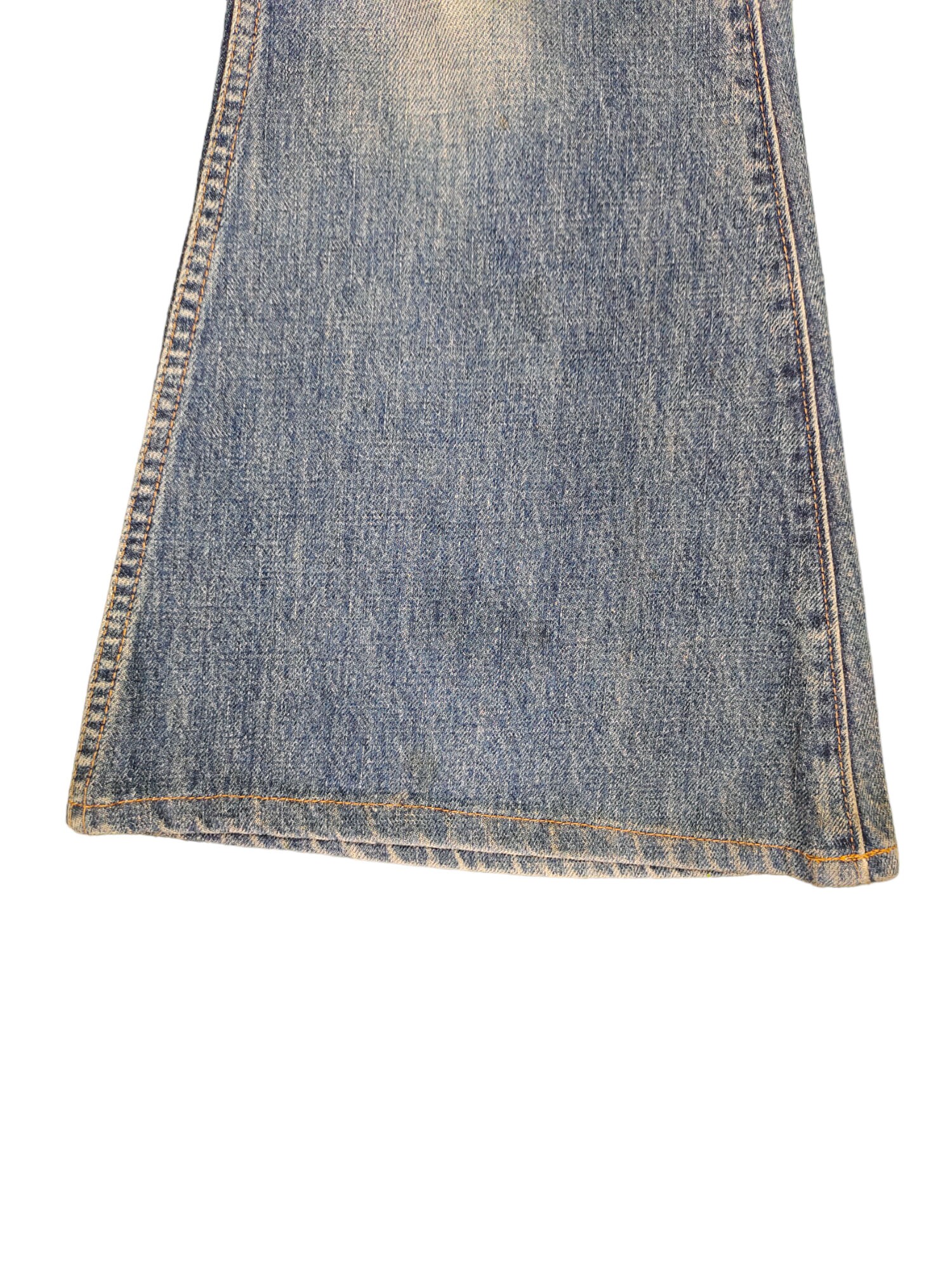 Vintage Big John Flare Jeans: 90s Japanese Denim, Waist 28 - Etsy
