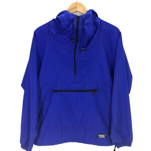 Vintage L.L. BEAN Half Zipper Hooded Drawstring WindBreaker Jacket