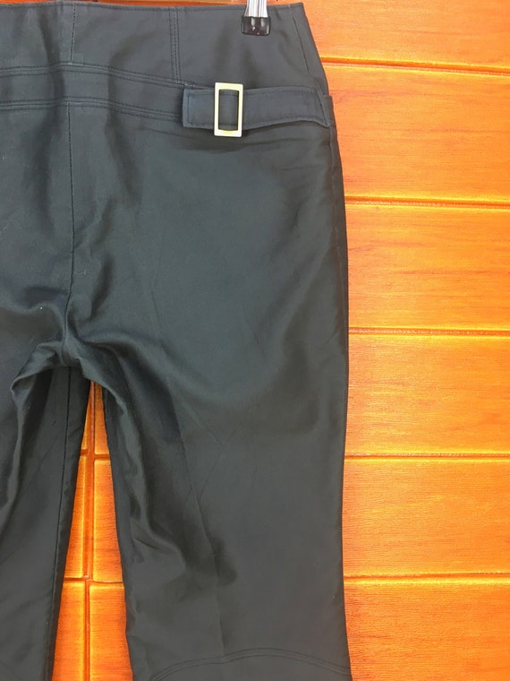 Vintage GUCCI Cinch Side Rider Women Pants waist … - image 7