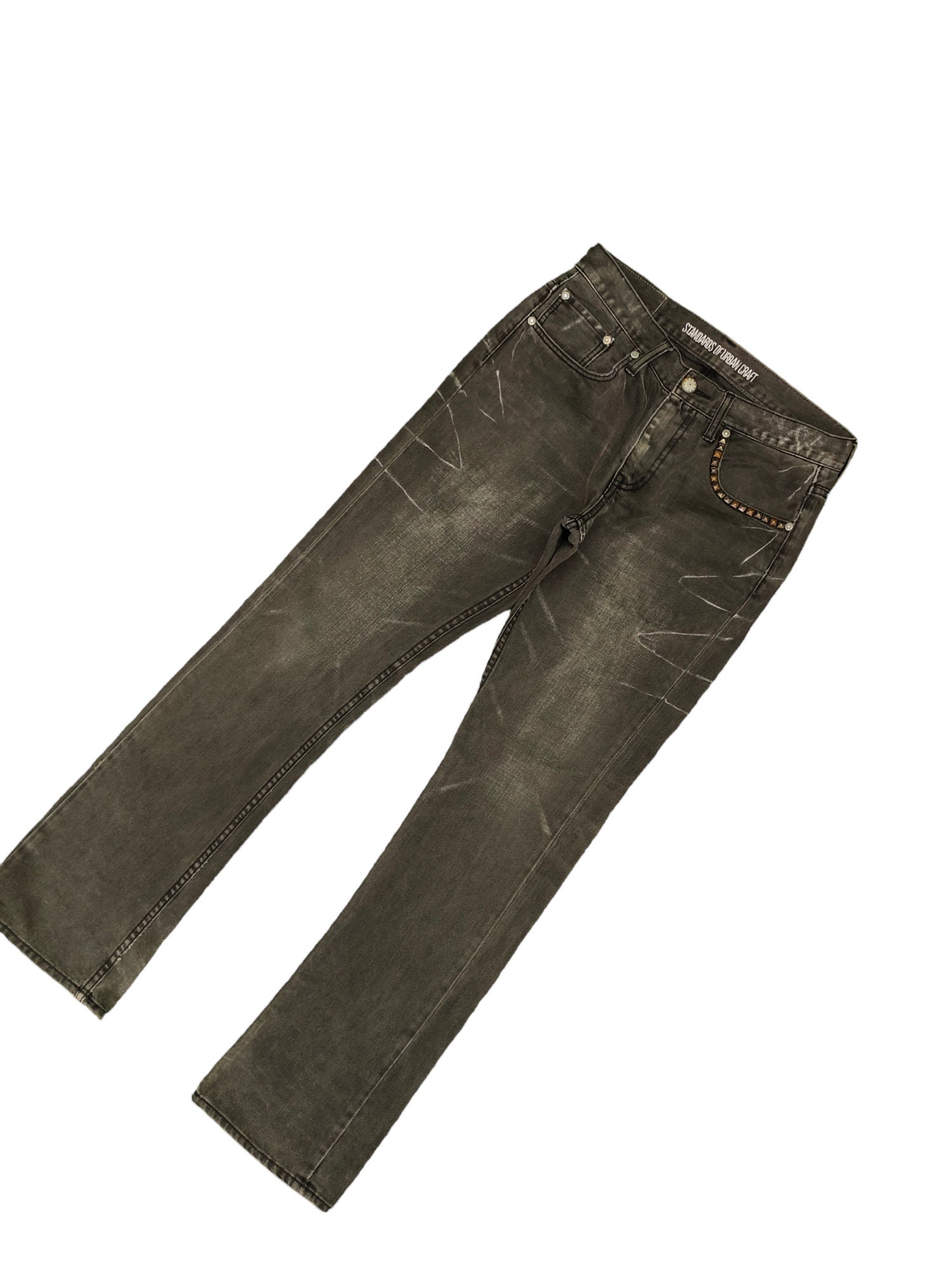 Hysteric Glamour Studded Jeans - Etsy Hysteric Glamour Studded Jeans - Etsy