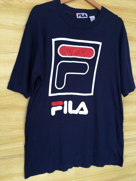 Fila big shop logo t shirt