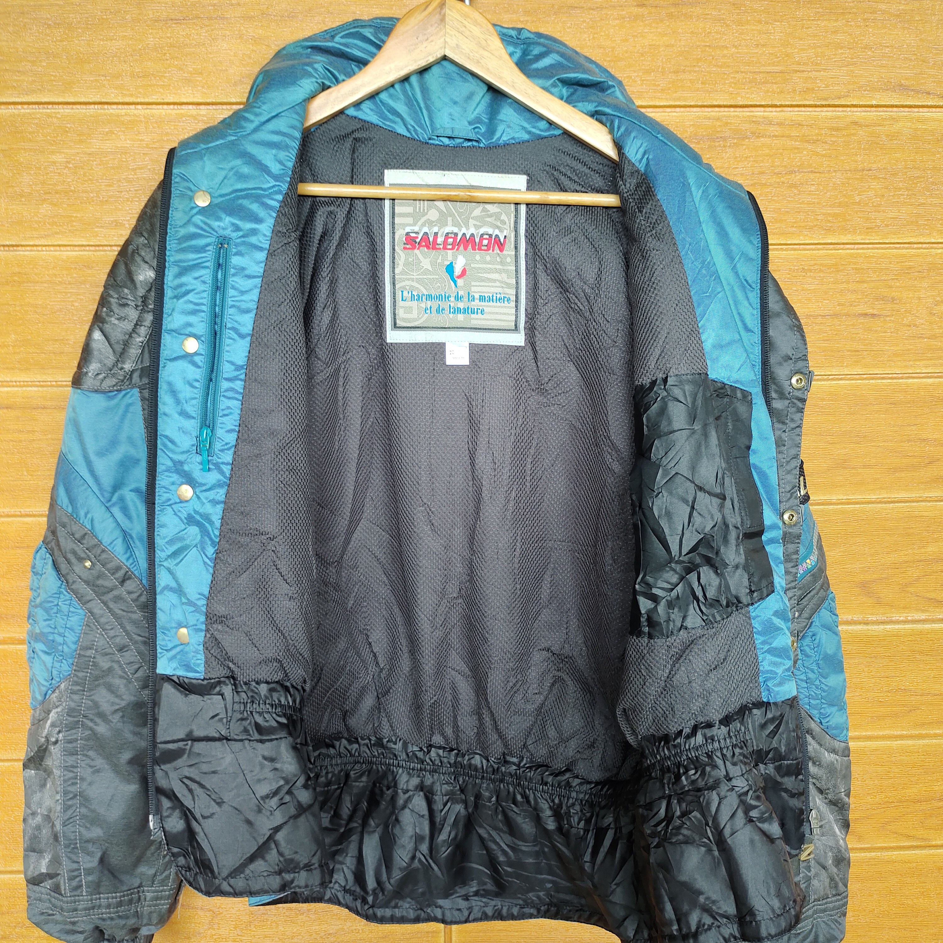 Vintage 90s SALOMON Colour Block Skies Jacket / Salomon Vintage 90s SALOMON Colour Block Skies Jacket / Salomon