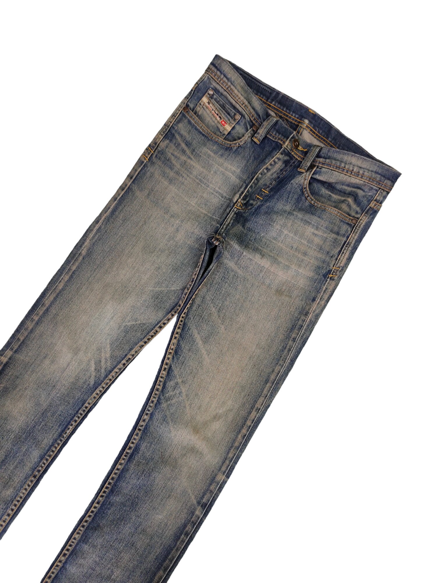 Vintage Y2K Diesel Faded Slim Fit Jeans - W32x33 - Etsy