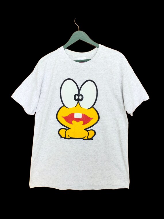 Vintage 90s Dokonjo Gaeru T-shirt: the Gusty Frog Anime, Size L - Etsy