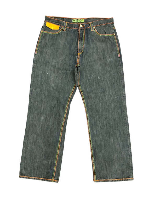 Baggy Jeans Coogi Denim Wide Loose Y2k Jnco Style… - image 6