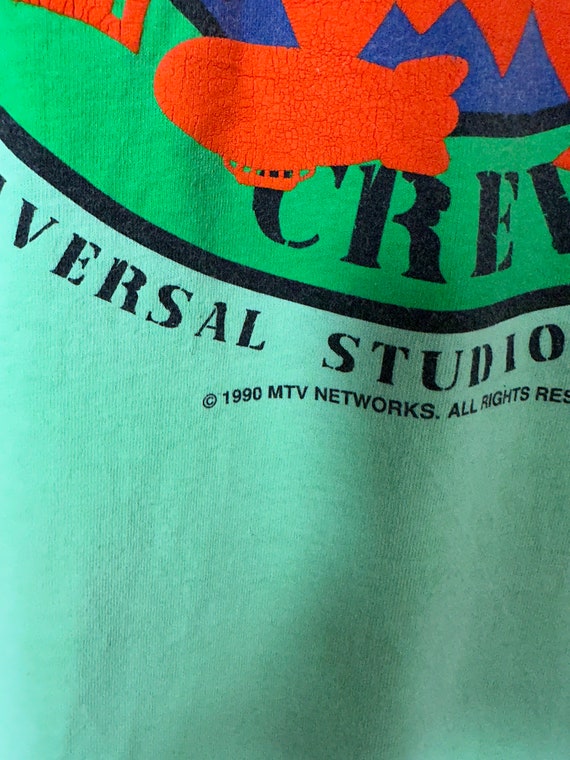 Vintage 1990 Nickelodeon Studios T-Shirt / proper… - image 6