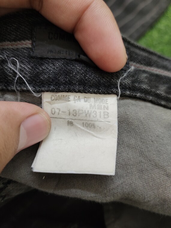 COMME ÇA DU MODE MADE IN ITALY ビンテージ Vintage Comme Ca Du Mode Striped Selvedge Jeans - Waist 32 - Etsy