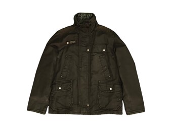 Vintage Y2k G-star Raw Multi Pocket Quilted Jacket True